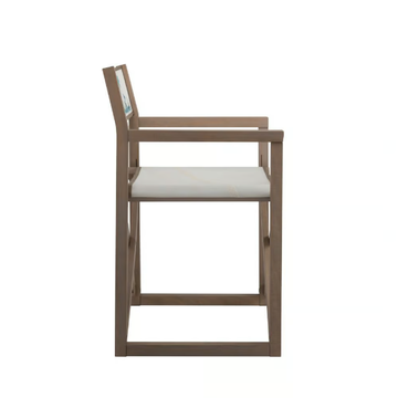 DOLCEVITA PO01 - Folding wooden and fabric chair with armrests by New Life - view 3